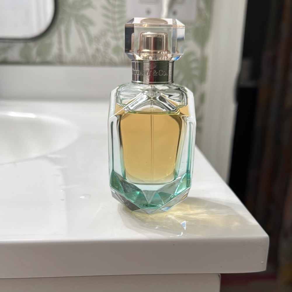 1.6 oz bottle Tiffany and Co perfume.